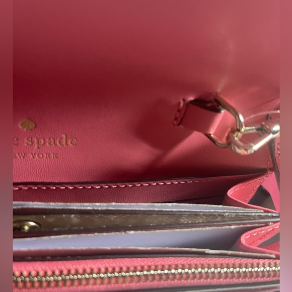 NEW Kate Spade Leather Kerri Crossbody Bag, Bright Blush - Picture 8 of 9